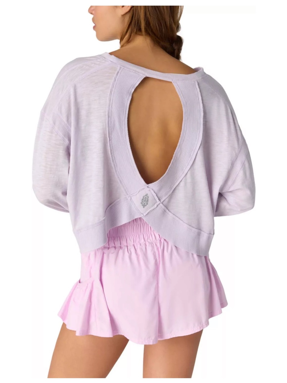 FP Movement My Time Layer Tee In Cool Lilac NWT Size M